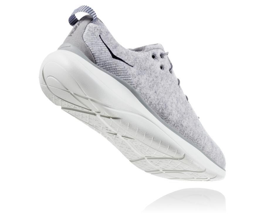 Hoka One One Løbesko Herre - Hupana Flow Wool - Grå - 861095VRH